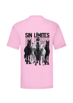 Camiseta manga corta rosa