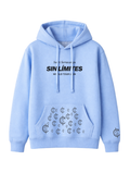 Sudadera con capucha azul cielo