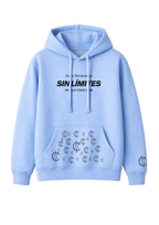 Sudadera con capucha azul cielo